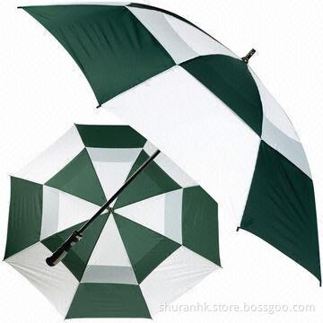 2-layered Golf Umbrellas with EVA Handle and Various Designs Available